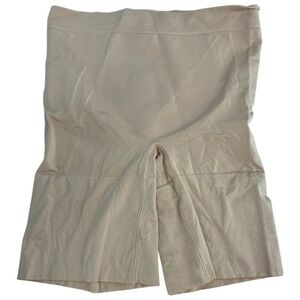 SPANX Mid-Thigh Shaping Shorts Nude Super Firm Compression M